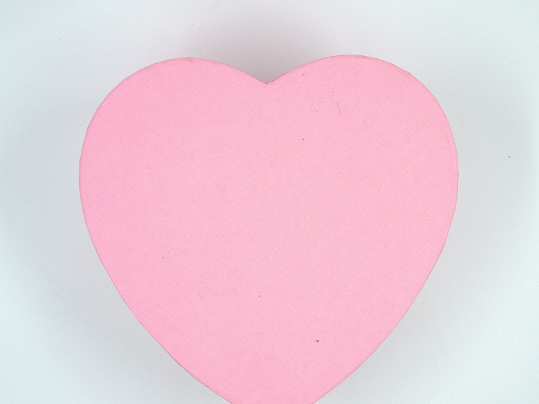 Коробка  Сердце A1  13.5X11.5X7cm Цвет: розовый
