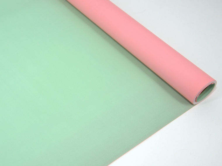 Пленка с печатью МВА  (10 м.), двухцветный. Цвет св.персиковый-св.зеленый