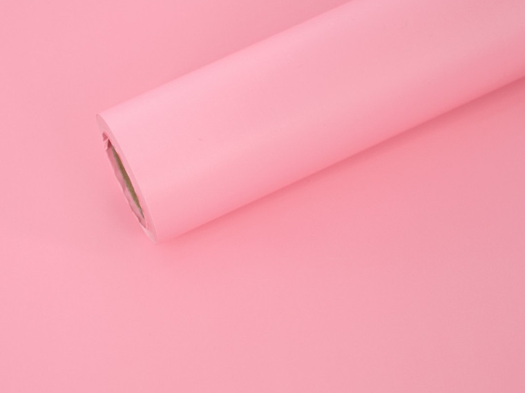 Пленка "Монако" розовый фламинго, 58см х 10м, 65мкр, флористическая, упак.материал