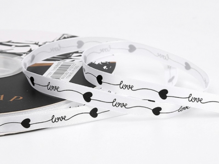 Лента  "Талия", белый, 10мм х 80ярд