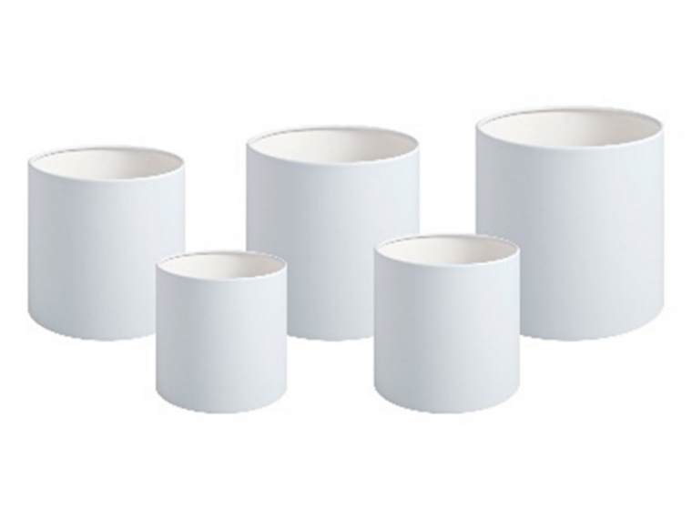 Набор коробок без крышки, цв. белый, 5в1  (12/14/16/18/20 см)