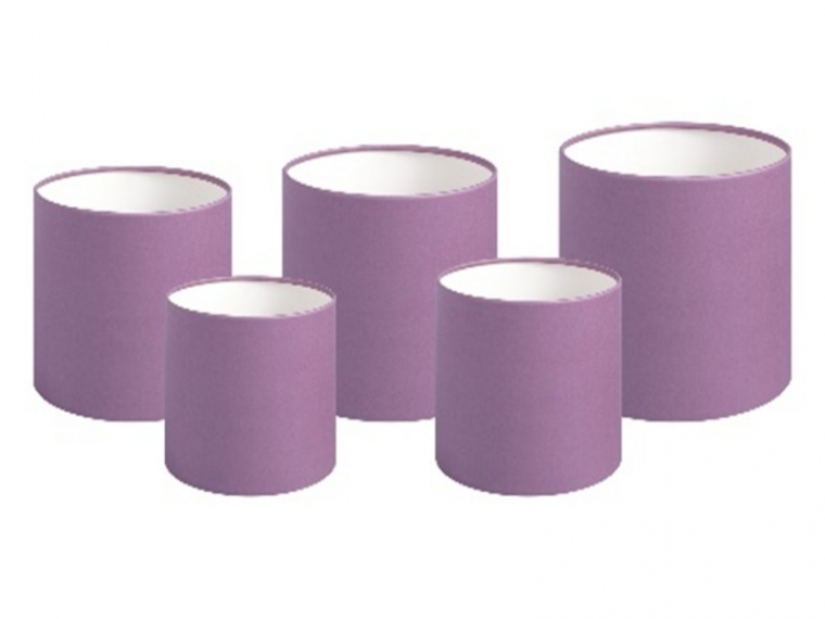 Набор коробок без крышки, цв. черничный, 5в1  (12/14/16/18/20 см)