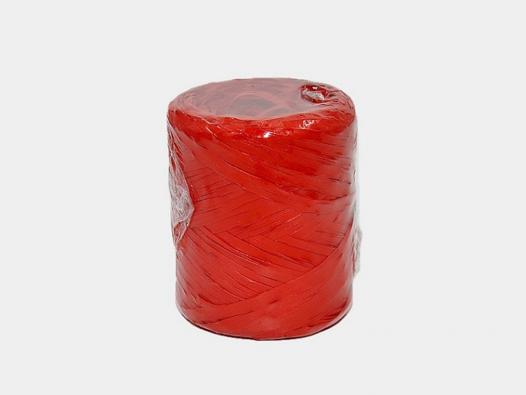 Рафия 200 м. Цвет: красный 119000-1800