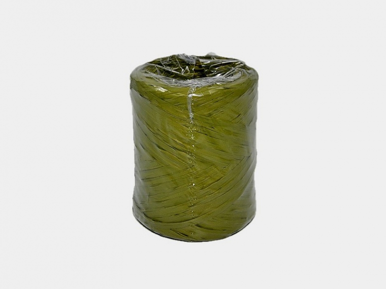 Рафия 200 м. Цвет: оливковый 119000-3600