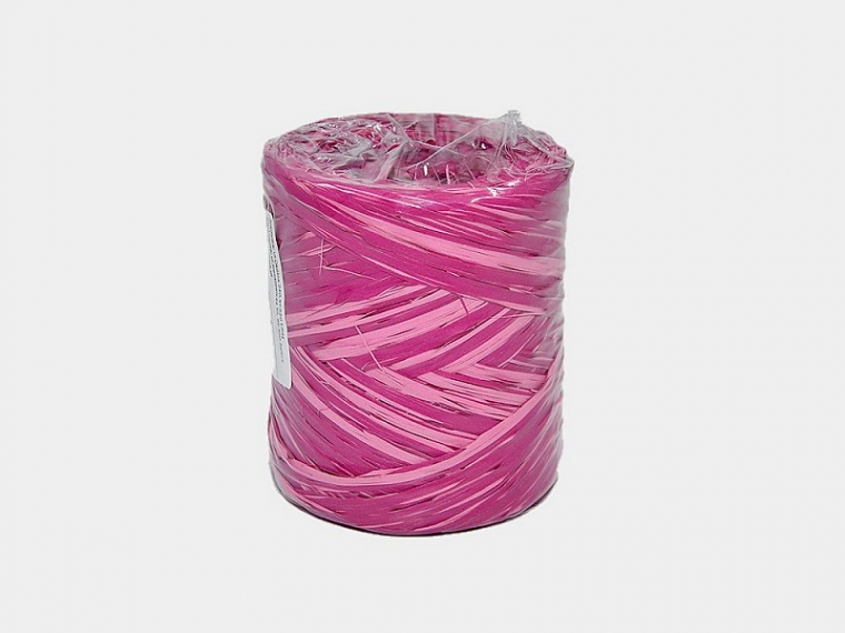 Рафия 200 м. Цвет: розовый- малиновый 119001-1522