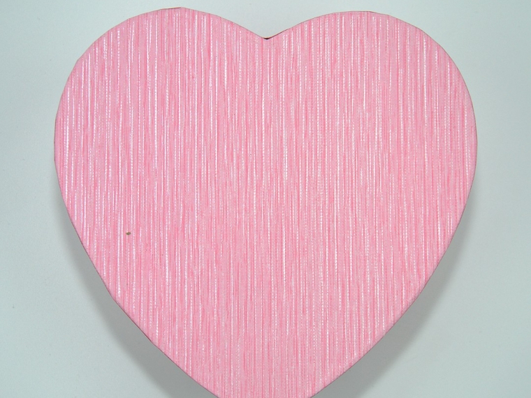Коробка  Сердце A3  26.8X23.8X12cm  Цвет: розовый