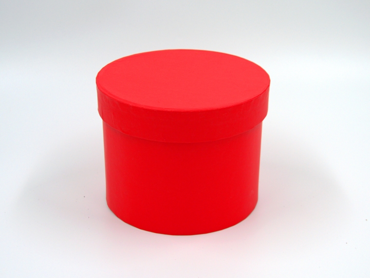 Коробка круглая В1 42*25cm Цвет: красный