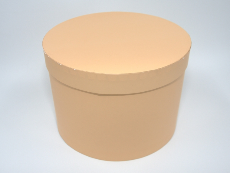 Коробка круглая В4 36*22cm Цвет: персиковый