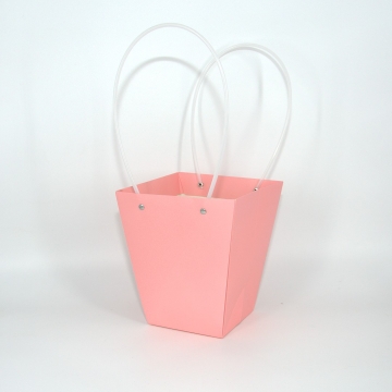 Пакет подарочный "Нежный" большой, 11,5х17х20 см св.розовый, 10 штук/упак в компании Декорпак