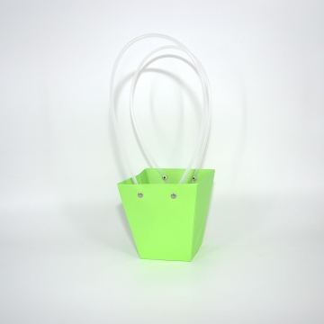 Пакет подарочный "Нежный" маленький, 8х12х12,5 см св.зеленый, 10 штук/упак в компании Декорпак