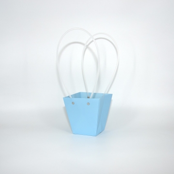 Пакет подарочный "Нежный" маленький, 8х12х12,5 см голубой, 10 штук/упак в компании Декорпак