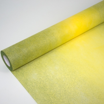 Фетр "Рисунок Переход" 50 см х 20 м/рул, цвет желтый-зеленый в компании Декорпак