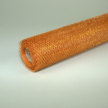Сетка "Метал" 68смх10ярд/рул, цвет оранжевый в компании Декорпак