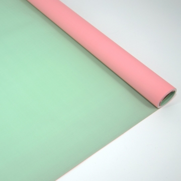 Пленка с печатью МВА  (10 м.), двухцветный. Цвет св.персиковый-св.зеленый в компании Декорпак