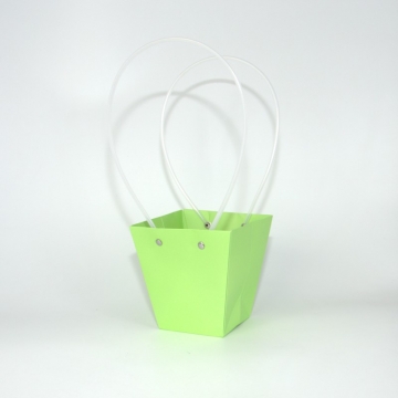 Пакет подарочный "Нежный" маленький, 8х12х12,5 см зеленый, 10 штук/упак в компании Декорпак