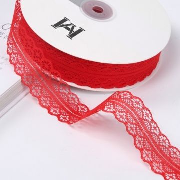 Лента  "Тонкое кружево" 2, красный, 30мм х 50ярд в компании Декорпак