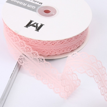 Лента  "Тонкое кружево" 2, нежно-персиковый, 30мм х 50ярд. в компании Декорпак