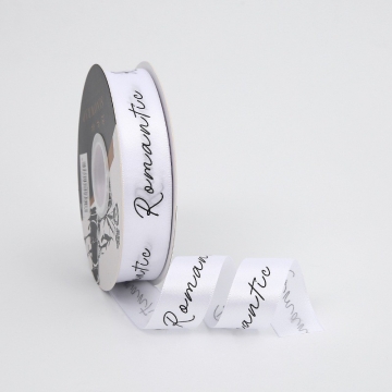 Лента  "Романтик", белый, 25мм х35ярд в компании Декорпак