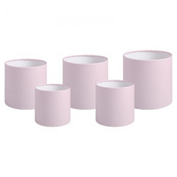 Набор коробок без крышки, цв. розовый, 5в1  (12/14/16/18/20 см) в компании Декорпак