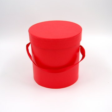Коробка круглая С1 26.4*27.1cm Цвет: красный в компании Декорпак