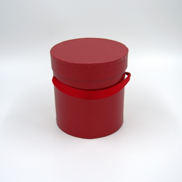 Коробка круглая С4 28*28.7cm Цвет: бордовый в компании Декорпак